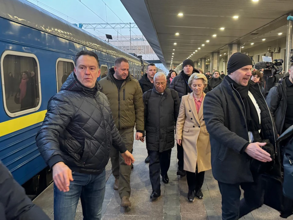 Watch: The leadership of the EU and Ukraine's partner countries arrived in Kyiv