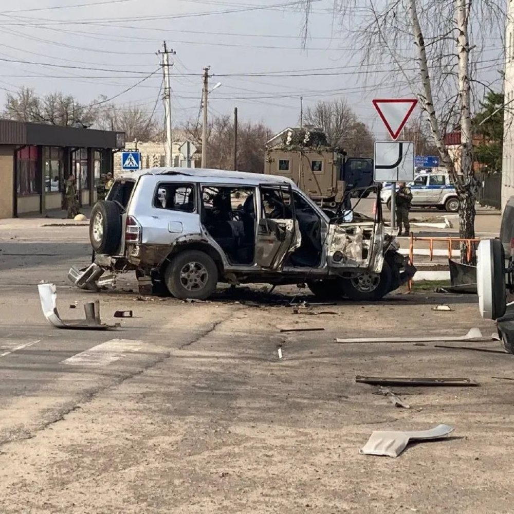 В оккупированном Старобельске взорвали авто с коллаборантом Чайкой — видео