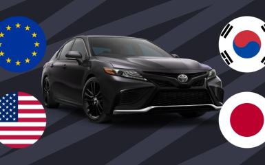 Откуда выгодно пригнать Toyota Camry