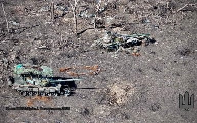 Destroyed Russian Army tanks