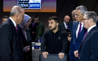 Vladimir Zelensky at the NATO summit in Washington