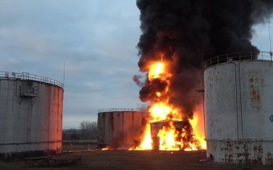 Defense forces hit the oil terminal of the Russian army in Feodosia