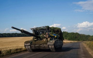 Armed Forces tank in Kursk region