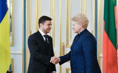 Президент Литвы призвала Зеленского "раздавить" олигархическую систему