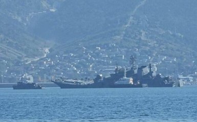 Морские дроны потопили большой десантный российский корабль в Новороссийске — видео