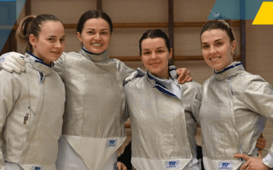 Жіноча команда збірної України перемогла на Кубку світу з фехтування
