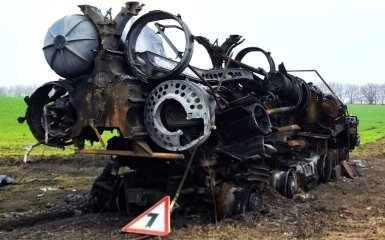 Destroyed S-400 air defense system