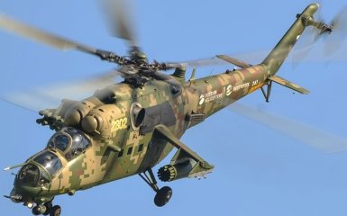 Defense forces of Ukraine destroyed a Russian helicopter