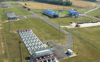 Gazprom station in the Kursk region