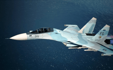 GUR fighters destroyed a Russian Su-30SM fighter — video