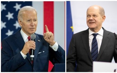 What is known about the talks between Biden and Scholz