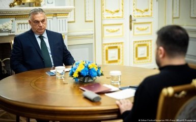 Viktor Orbán and Vladimir Zelensky