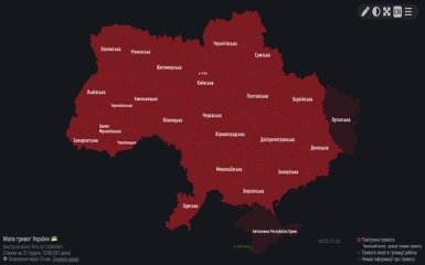 Масштабная воздушная тревога по Украине: РФ подняла в небо 10 истребителей