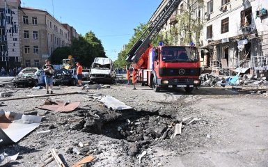 Aftermath of Russian strikes on Kharkiv