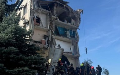 The police building in Krivoy Rog was destroyed