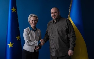 Umyerov together with the President of the European Commission Ursula von der Leyen