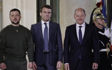 Zelenskyy, Scholz and Macron