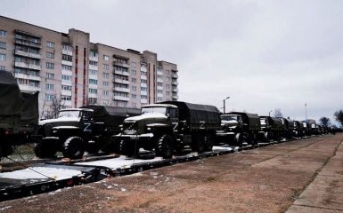 Россия перебросила в Беларусь еще один эшелон военной техники