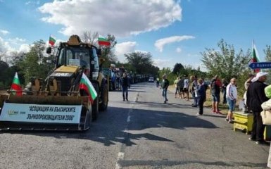 Протести проти агропродукції з України. Болгарські фермери перекривали дороги