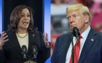 Trump and Harris