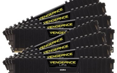 Corsair представила комплекты памяти Vengeance LPX DDR4 объёмом до 128 Гбайт
