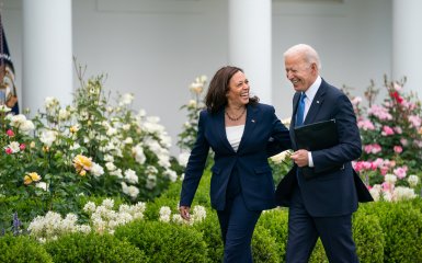 Biden supported the candidacy of Harris for the presidency of the United States