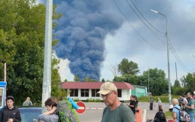 Під Москвою палає завод моторних олив