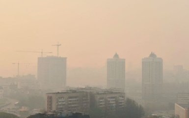 Dust storm in Ukraine