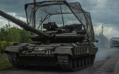 Armed Forces tank in Kursk region