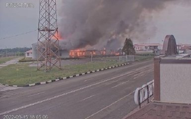 У Бєлгородській області на кордоні з Україною горить прикордонний пункт