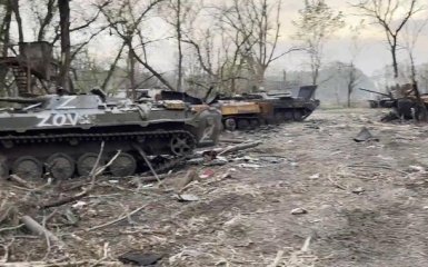 Destroyed Russian equipment